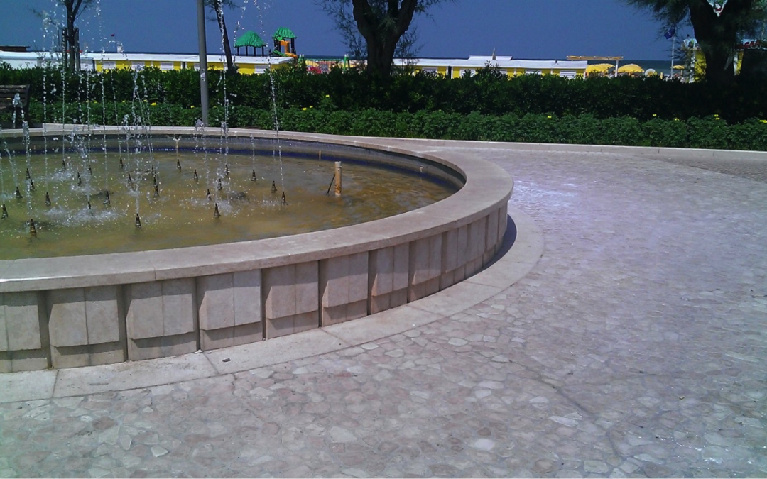 Completati da Anthea i lavori alla fontana ornamentale di Rivabella