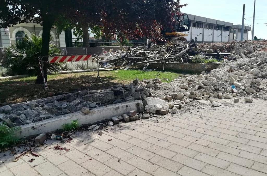 Anthea al lavoro nella riqualificazione dell’area della stazione ferroviaria