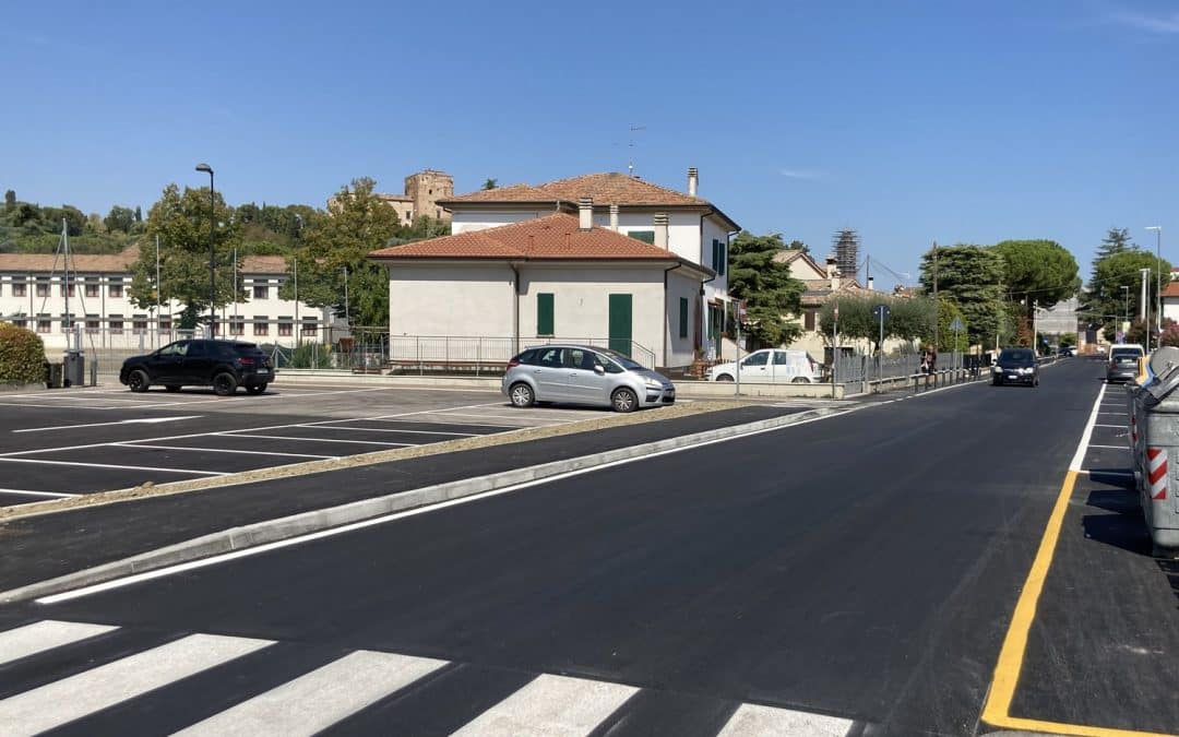 Santarcangelo: ormai ultimati i lavori per il percorso in sicurezza in via Togliatti