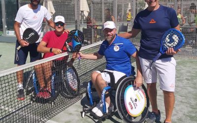 Padel in carrozzina grazie anche ad Anthea