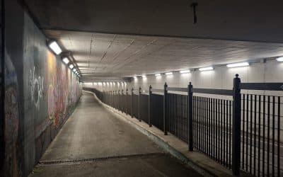 Addio zone d’ombra. Anthea riqualifica i sottopassi della zona centro-sud di Rimini con più luce e più sicurezza